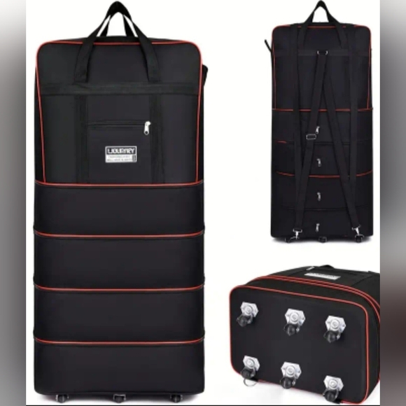 Expandable rolling backpack - Picture 4 of 5